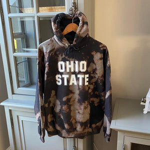 Ohio State Acid Wash Graphic Hoodie